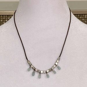 FOSSIL Boho Petite Bead and Stone Necklace